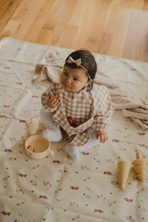 MICASSO & CO TAPIS DE SOL IMPERMÉABLE MULTIUSAGES - LES FLEURS