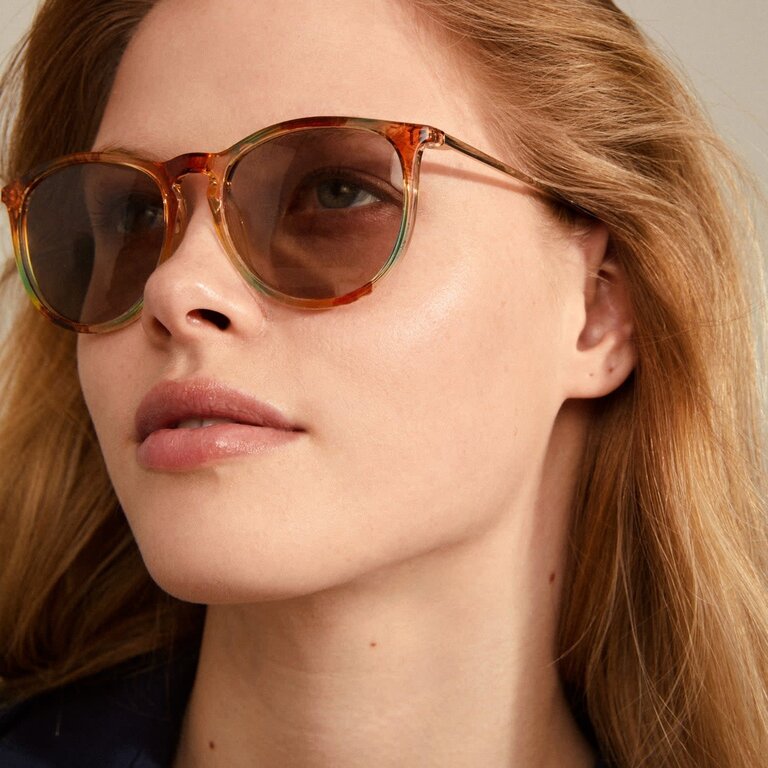 PILGRIM LUNETTE DE SOLEIL VANILLE - MULTI/GOLD