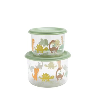 SUGARBOOGER PETIT CONTENANT GOOD LUNCH 2PCS - DINOSAURE