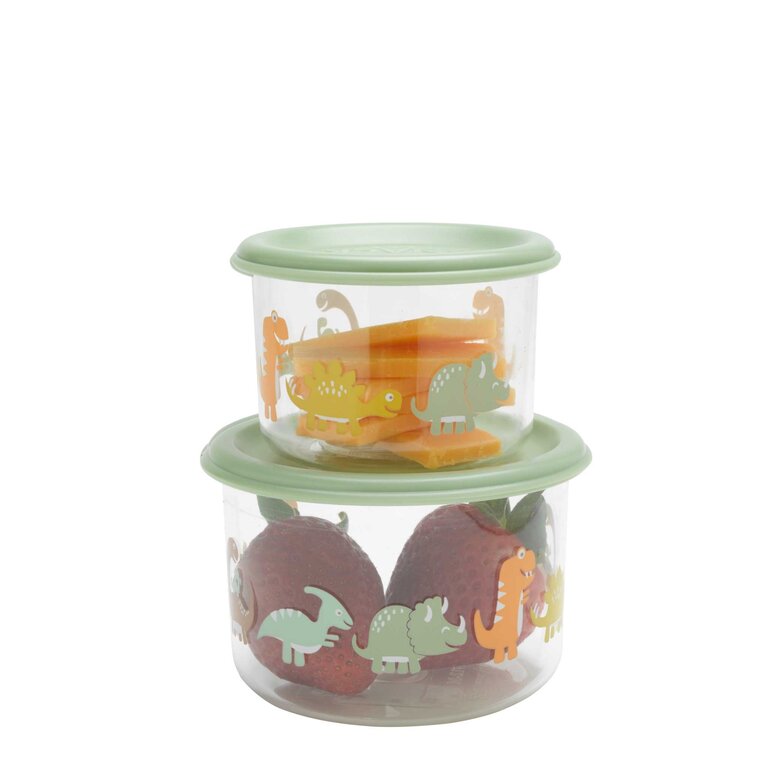 SUGARBOOGER PETIT CONTENANT GOOD LUNCH 2PCS - DINOSAURE