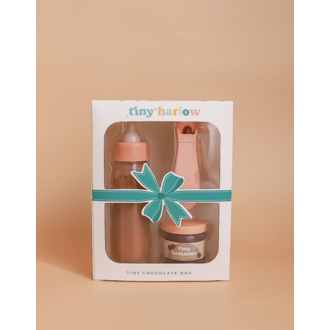 TINY HARLOW ENSEMBLE DE PURÉE ET BOUTEILLE DE LAIT POUR POUPÉE - CHOCOLAT