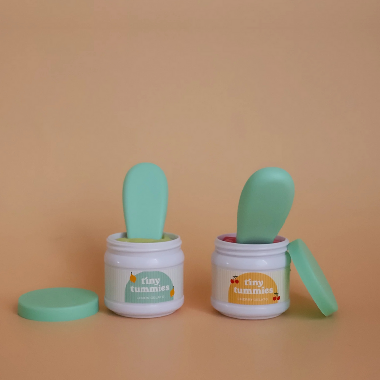 TINY HARLOW ENSEMBLE DE GELATO POUR POUPÉE - CITRON ET CERISE