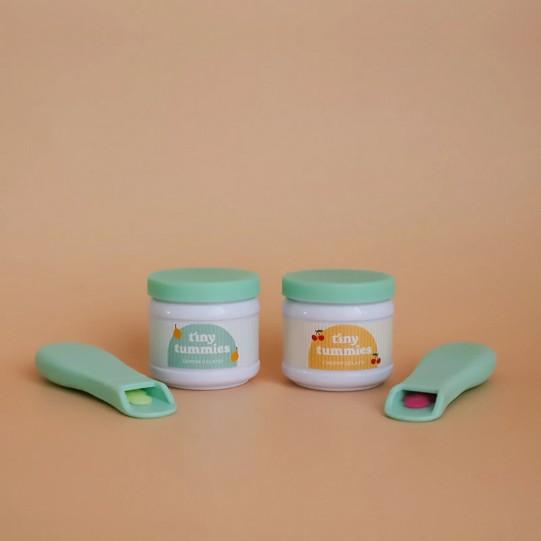 TINY HARLOW ENSEMBLE DE GELATO POUR POUPÉE - CITRON ET CERISE