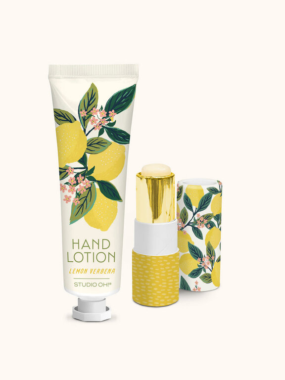 STUDIO OH! DUO BAUME À LÈVRES ET LOTION POUR LES MAINS - CITRON