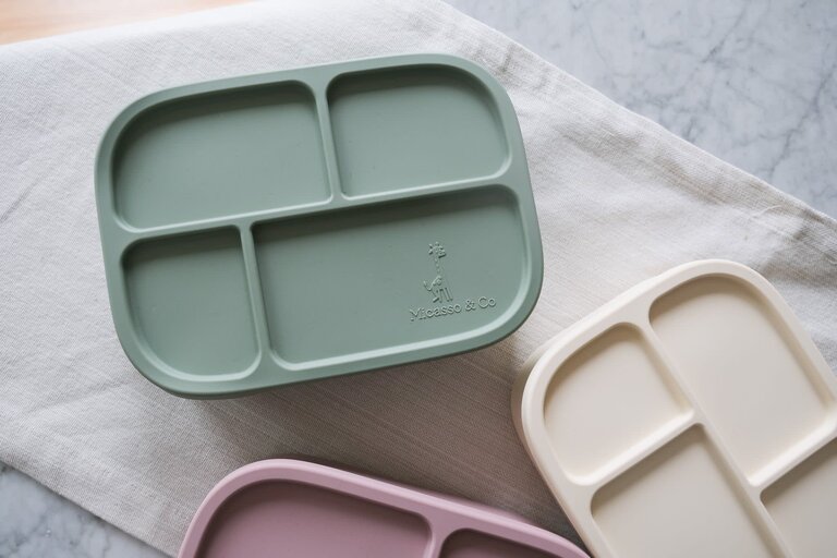 MICASSO & CO BOÎTE À LUNCH BENTO EN SILICONE - VERT TENDRE