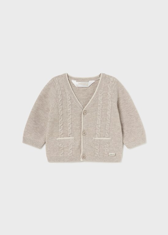 MAYORAL CARDIGAN EN TRICOT TORSADÉ - BEIGE