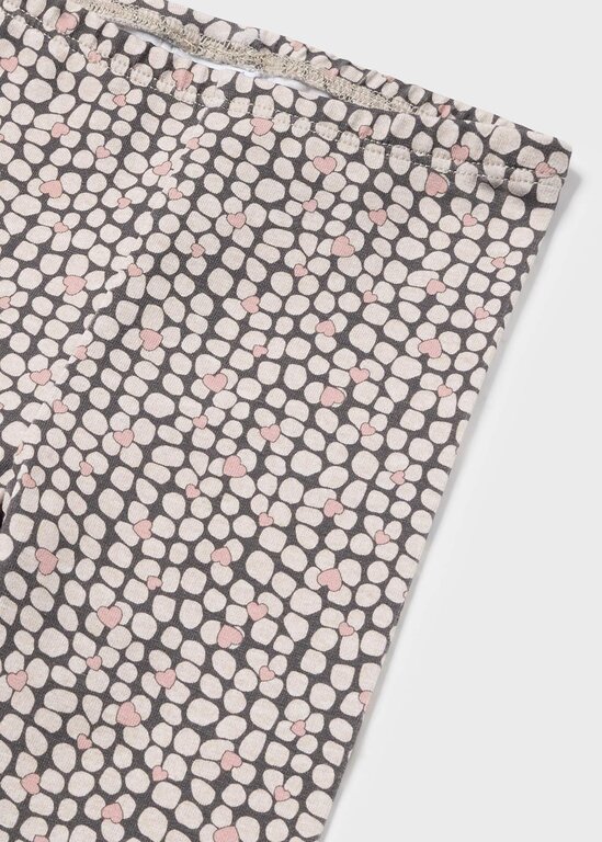 MAYORAL LEGGING À MOTIFS DE COEUR - GRIS