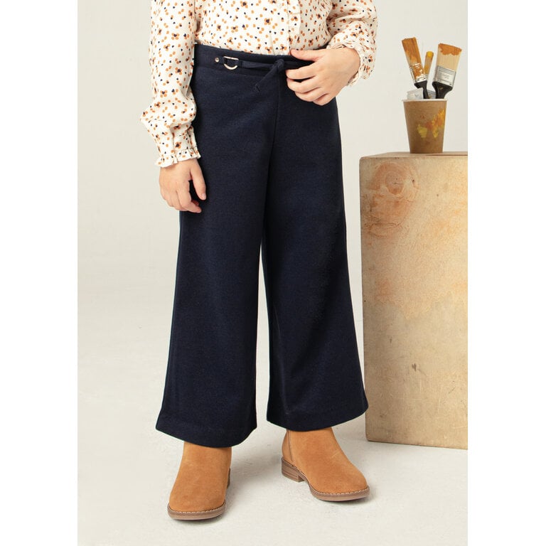 MAYORAL PANTS WITH BELT - NAVY