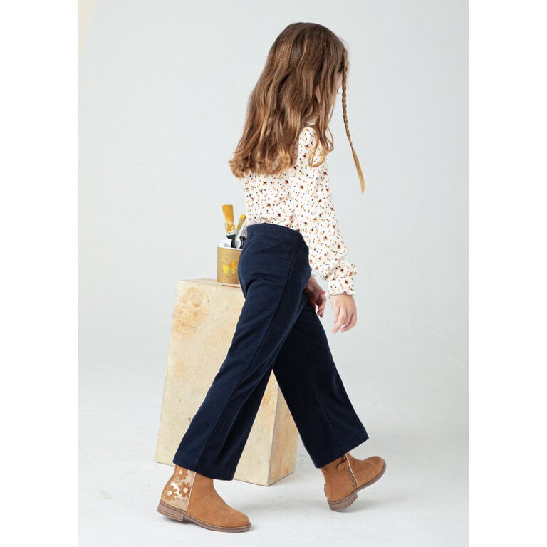 MAYORAL PANTS WITH BELT - NAVY