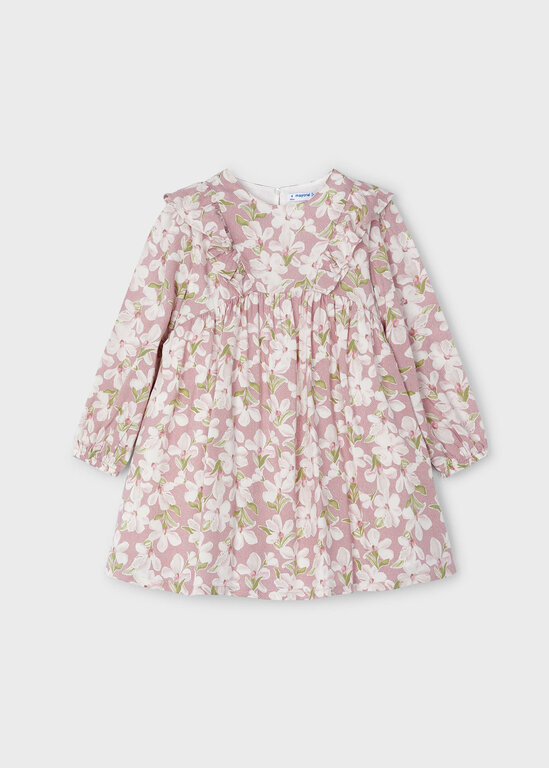 MAYORAL ROBE AVEC IMPRIMÉ DE FLEUR - ROSE