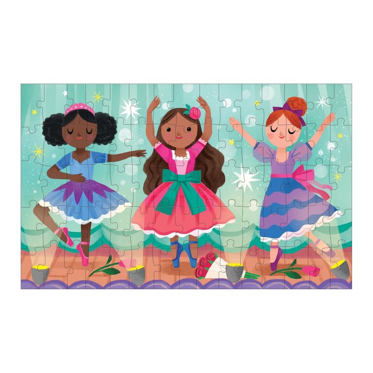 MUDPUPPY PUZZLE 75 PCS LENTICULAR - BALLERINES GRACIEUSES