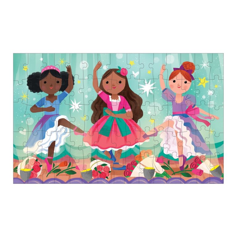 MUDPUPPY PUZZLE 75 PCS LENTICULAR - BALLERINES GRACIEUSES