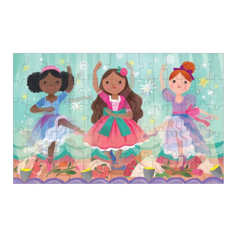 MUDPUPPY PUZZLE 75 PCS LENTICULAR - BALLERINES GRACIEUSES