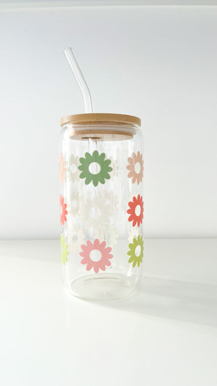 MÖMY VERRE BOHO 16OZ - FLEURS MULTI