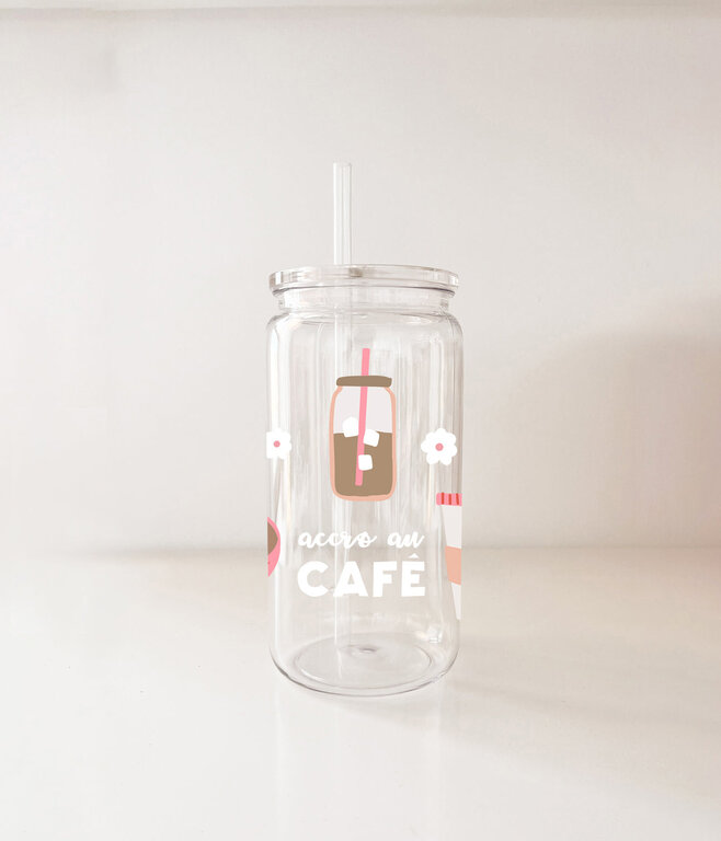 MÖMY VERRE 16 OZ PLASTIQUE - ACCRO AU CAFÉ