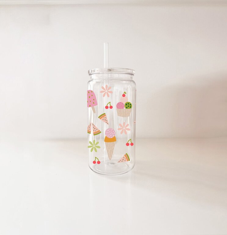 MÖMY VERRE 16 OZ PLASTIQUE - SORBET