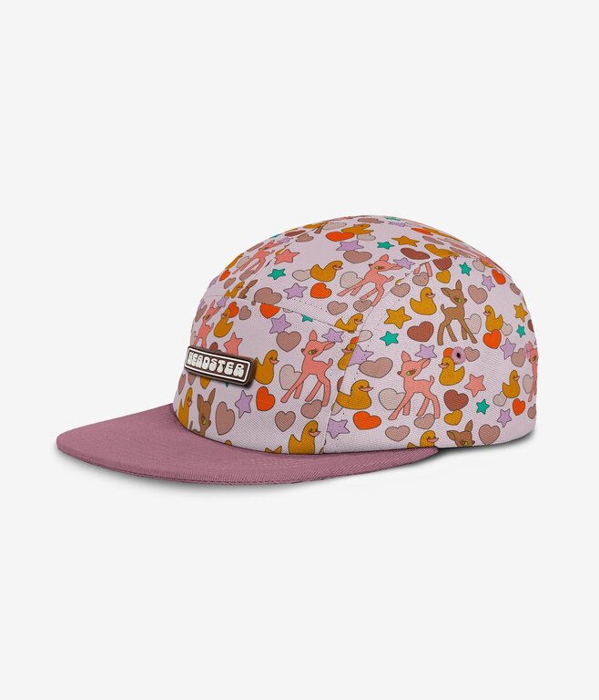 HEADSTER KIDS CASQUETTE FIVE PANEL - BAMBI PINK MARSHMALLOW