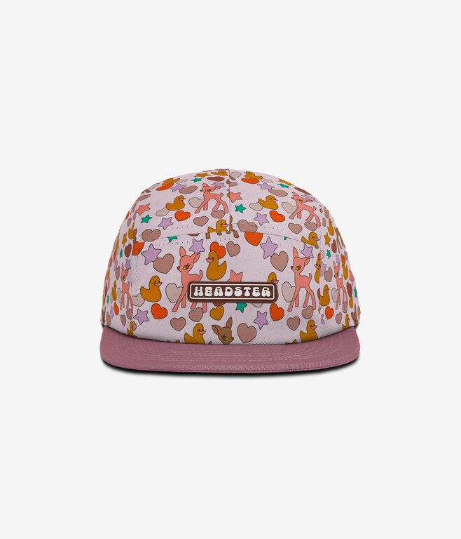 HEADSTER KIDS CASQUETTE FIVE PANEL - BAMBI PINK MARSHMALLOW