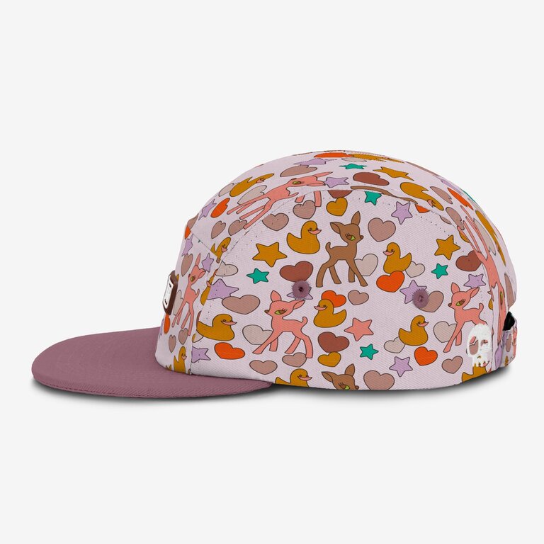 HEADSTER KIDS CASQUETTE FIVE PANEL - BAMBI PINK MARSHMALLOW