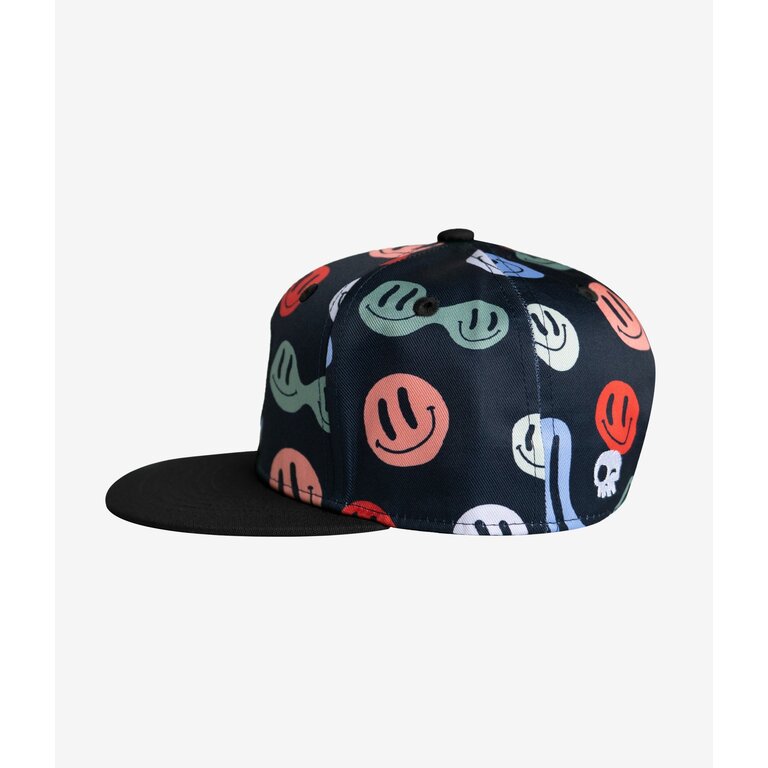 HEADSTER KIDS SNAPBACK CAP - PEPPY BLACK