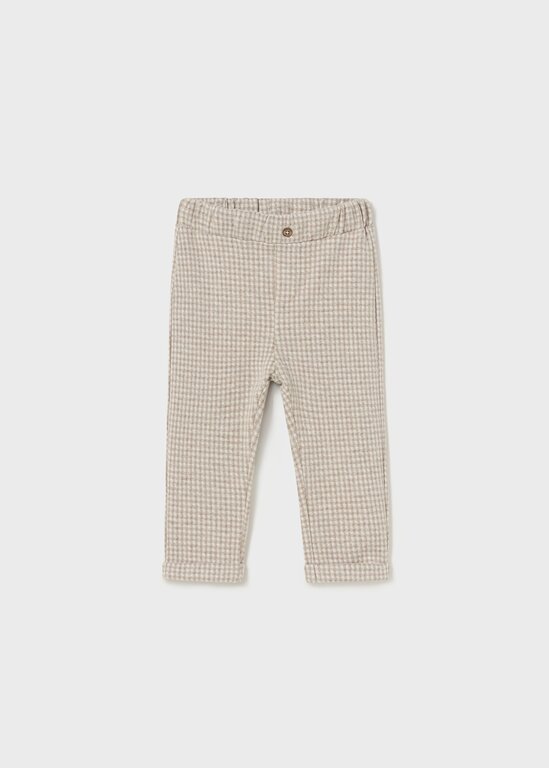 MAYORAL PANTALON EN MAILLE JACQUARD - LATTÉ