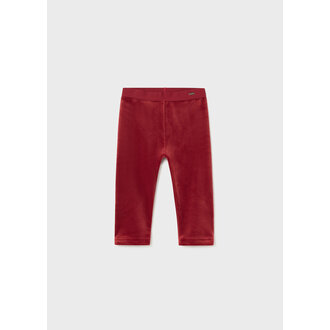 LEGGING VELOURS BASIQUE - CERISE