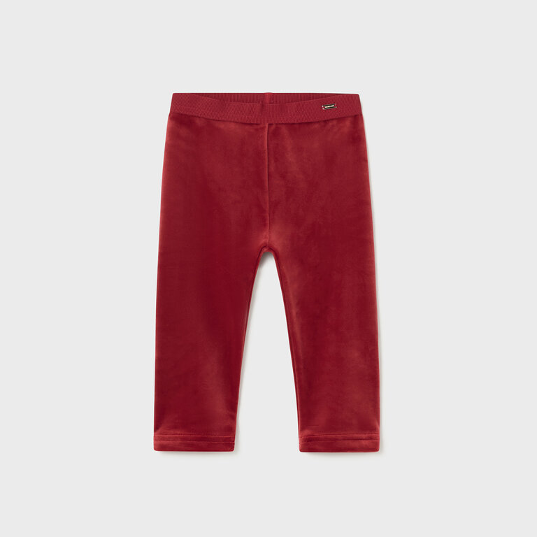 MAYORAL LEGGING VELOURS BASIQUE - CERISE