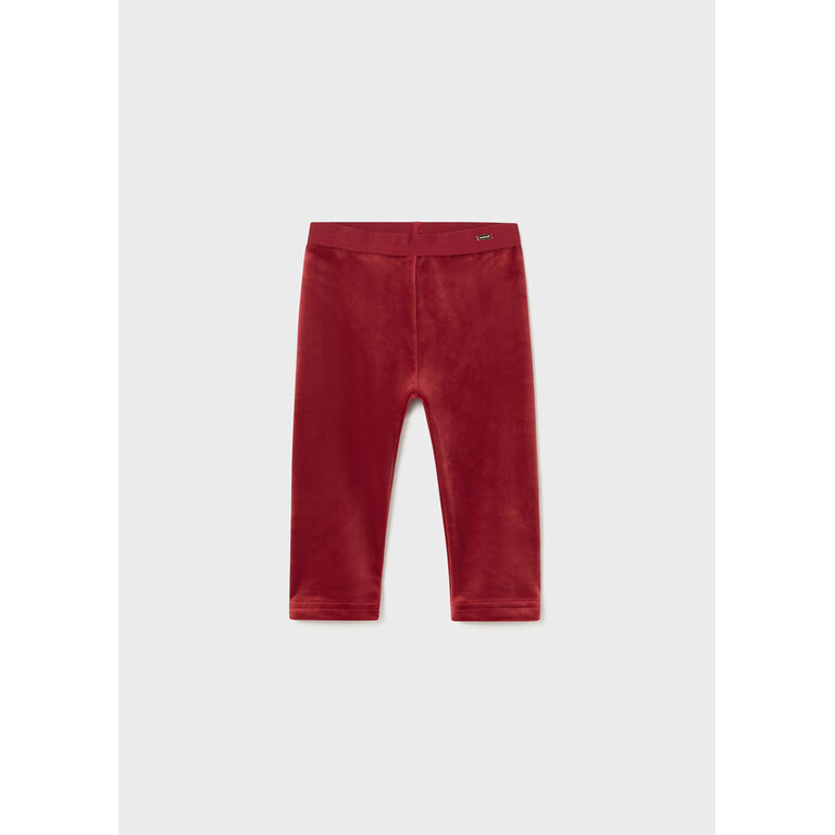 MAYORAL LEGGING VELOURS BASIQUE - CERISE