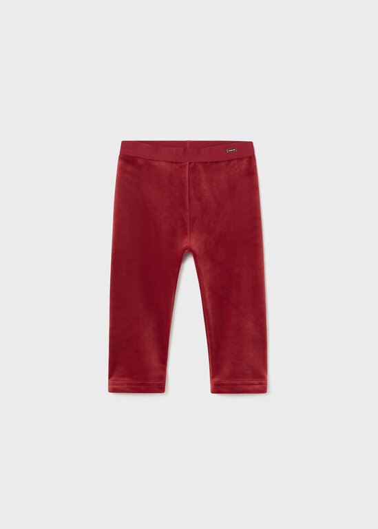 LEGGING VELOURS BASIQUE - CERISE