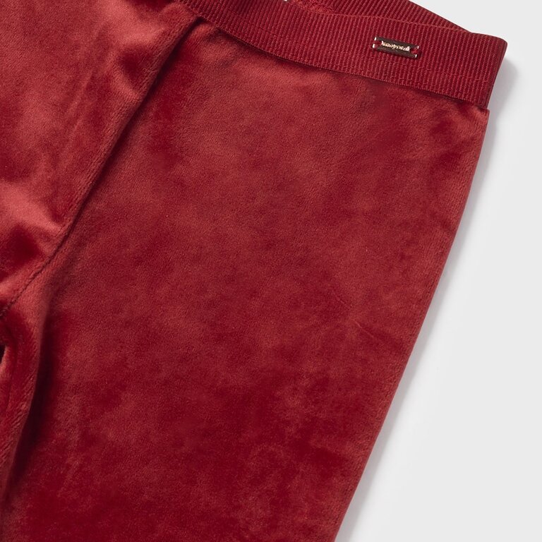 MAYORAL LEGGING VELOURS BASIQUE - CERISE