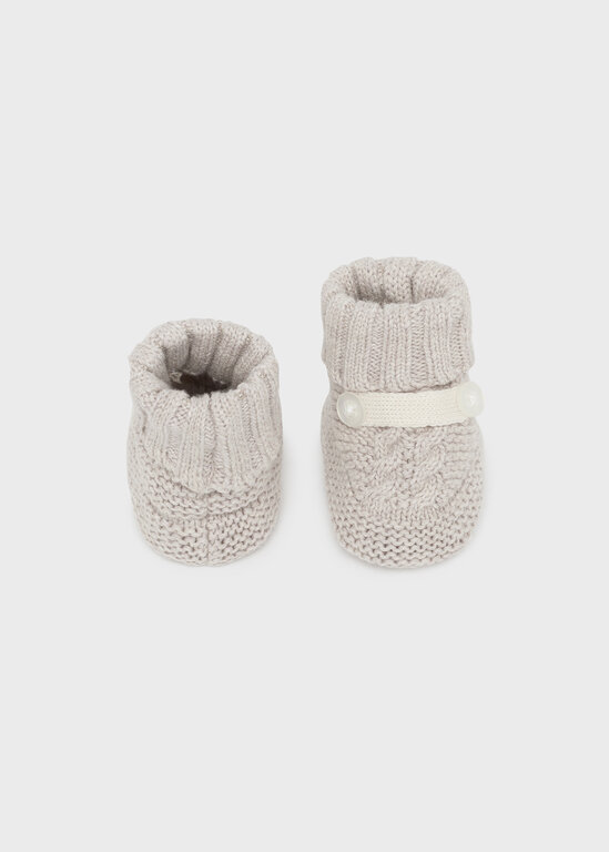 MAYORAL CHAUSSONS TRICOT - NOISETTE