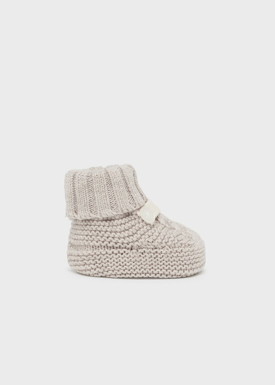 MAYORAL CHAUSSONS TRICOT - NOISETTE