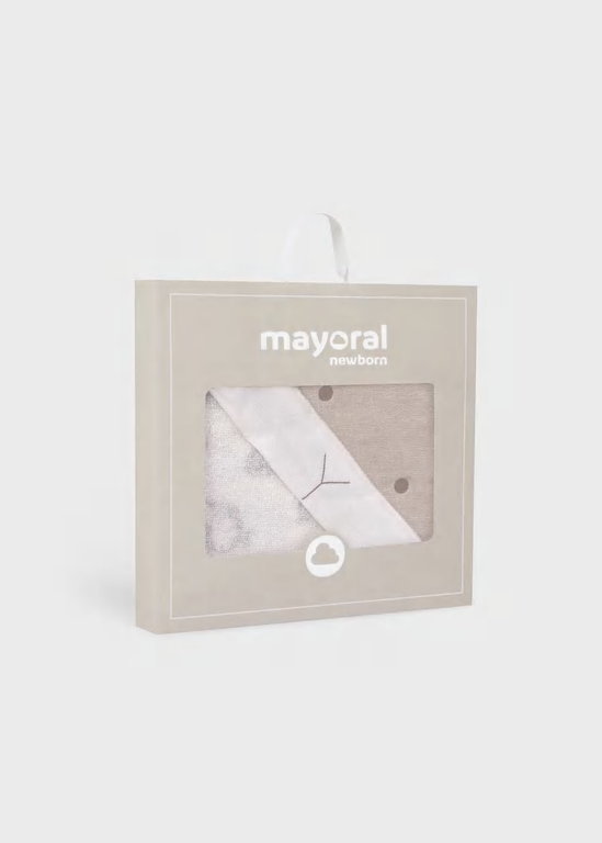 MAYORAL SERVIETTE DE BAIN ANIMAL - ÉCRU