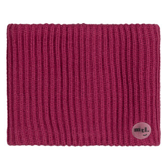 MILES THE LABEL CACHE-COU CÔTELÉ DOUBLÉ - MAGENTA