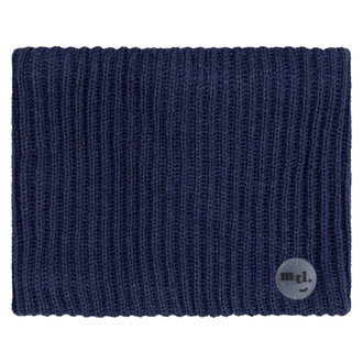 MILES THE LABEL CACHE-COU CÔTELÉ DOUBLÉ - MARINE