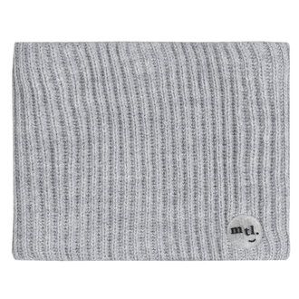 MILES THE LABEL CACHE-COU CÔTELÉ DOUBLÉ - GRIS CHINÉ