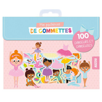 AUZOU MA POCHETTE DE 100 GOMMETTES - DANSEURS ET DANSEUSES
