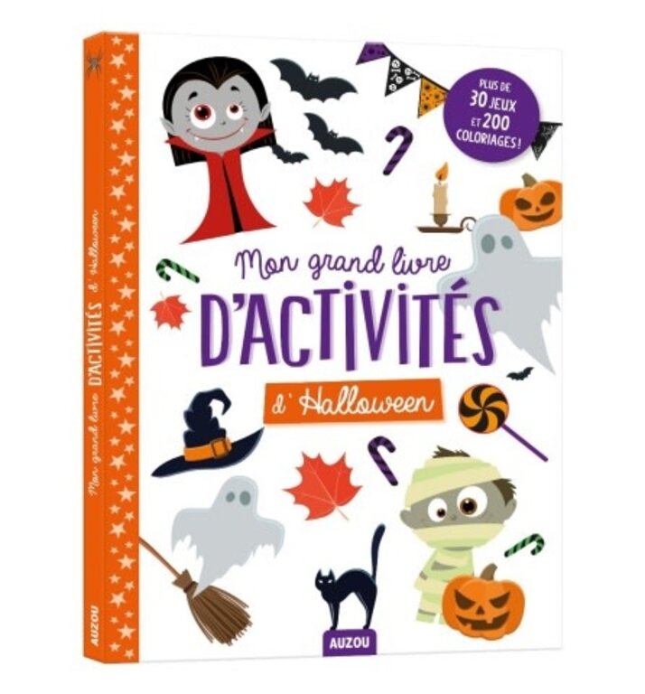 AUZOU MON GRAND LIVRE D'ACTIVITÉS D'HALLOWEEN