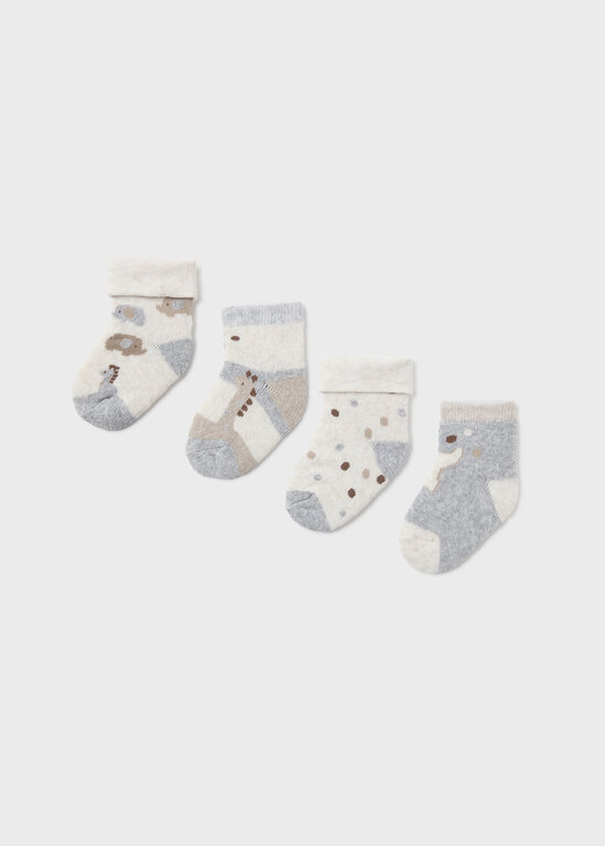 MAYORAL ENSEMBLE DE 4 PAIRES DE CHAUSSETTES - GRIS