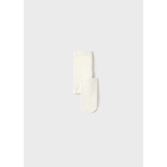 MAYORAL COLLANTS À POIS DORÉ - ÉCRU