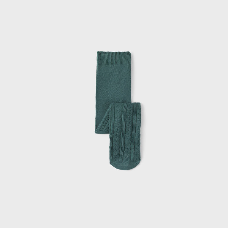 MAYORAL COLLANTS À MOTIFS DE TRICOT - VERT BOUTEILLE