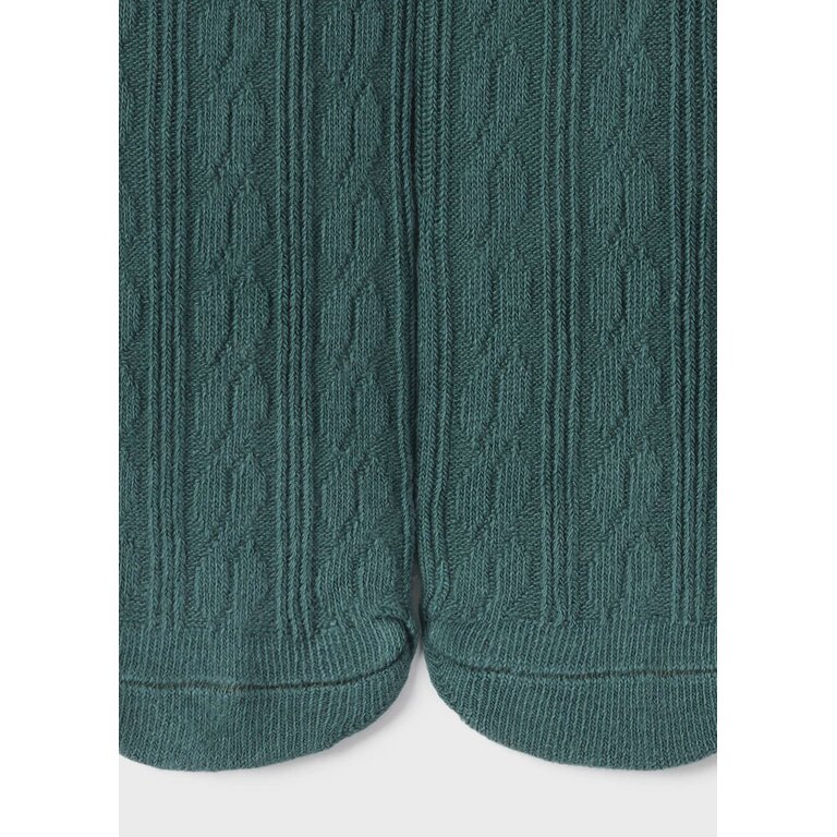 MAYORAL COLLANTS À MOTIFS DE TRICOT - VERT BOUTEILLE