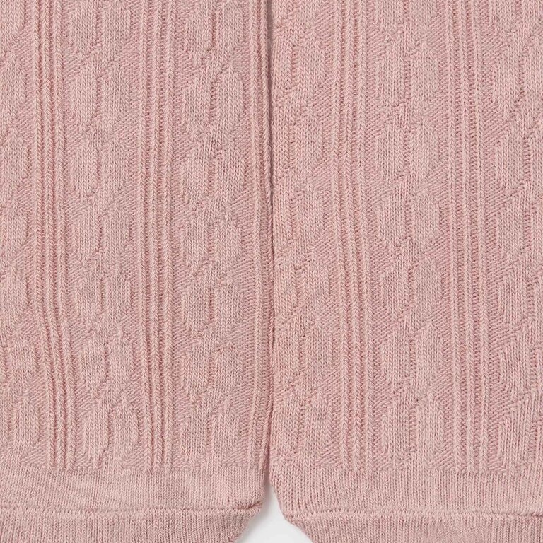 MAYORAL COLLANTS À MOTIFS DE TRICOT - ROSE
