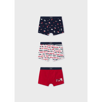 ENSEMBLE DE 3 BOXERS - NOËL
