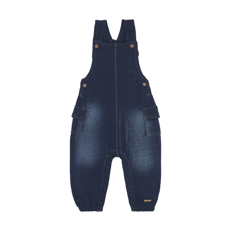 MINYMO SALOPETTE EFFET DENIM - MARINE