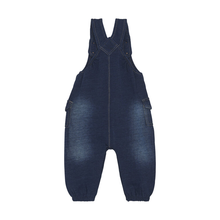 MINYMO SALOPETTE EFFET DENIM - MARINE