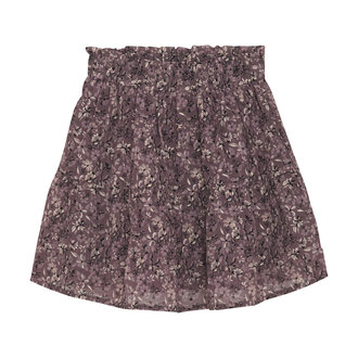 CREAMIE JUPE DOBBY FLEURIE - DORÉ