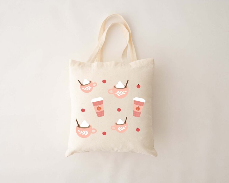 MÖMY SAC RÉUTILISABLE - PUMPKIN SPICE LATTÉ