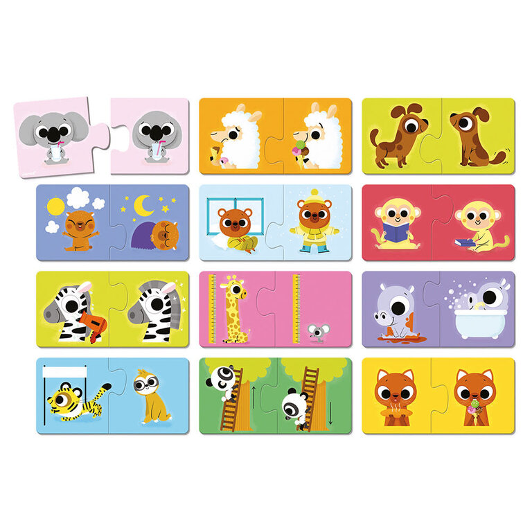 JANOD PUZZLE 2 PIÈCES - LES CONTRAIRES