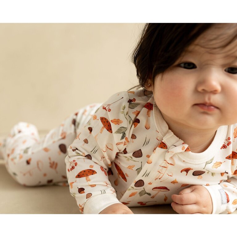 COCCOLI PYJAMA À PATTES EN MODAL - CHAMPIGNONS